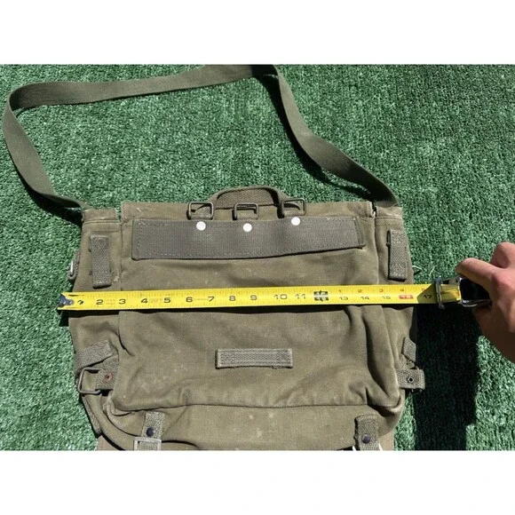 West German Combat Pack Large Musette Bag Bundeswehr Distressed 1961 Original